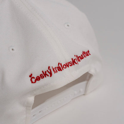 Bílá kšiltovka „Český královský institut“