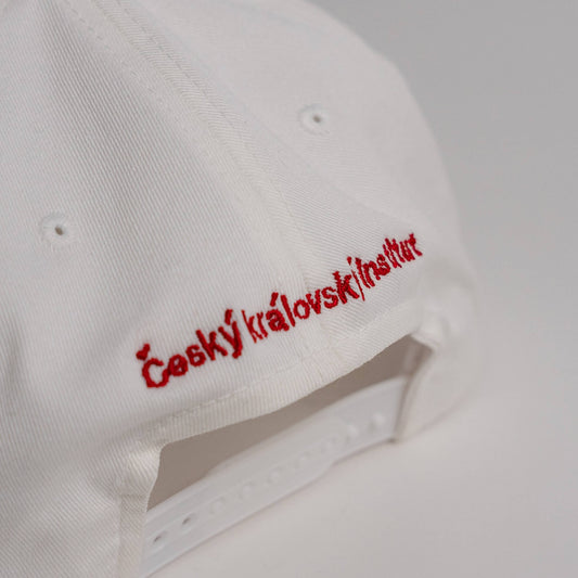 Bílá kšiltovka „Český královský institut“