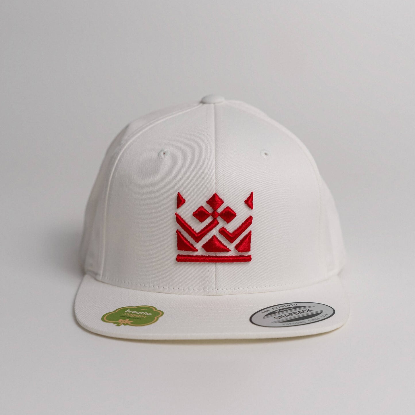 Bílá kšiltovka „BORN TO BE KRÁL“